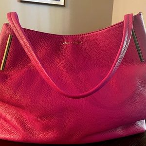 Vince Camuto leather shoulder bag. Very clean. No wear/tears/stains/smells